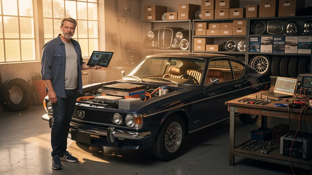 Rétrofit électrique d&rsquo;un youngtimer : passion coûteuse ou vrai bon sens ?